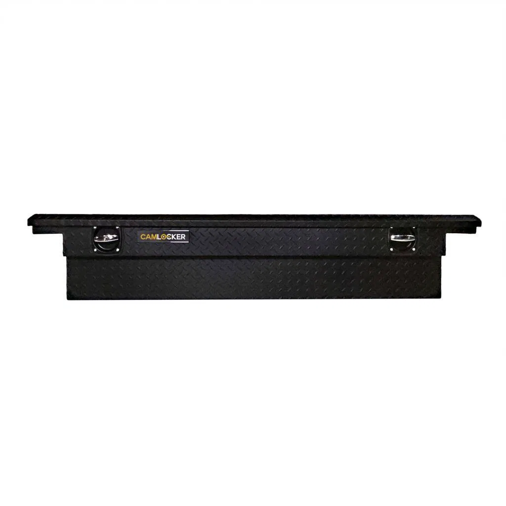 S71LP_MB – CAMLOCKER Tool Box, Crossover Low Profile Single Lid Diamond Tread Matte Black Aluminum 71 Inch Length x 2...